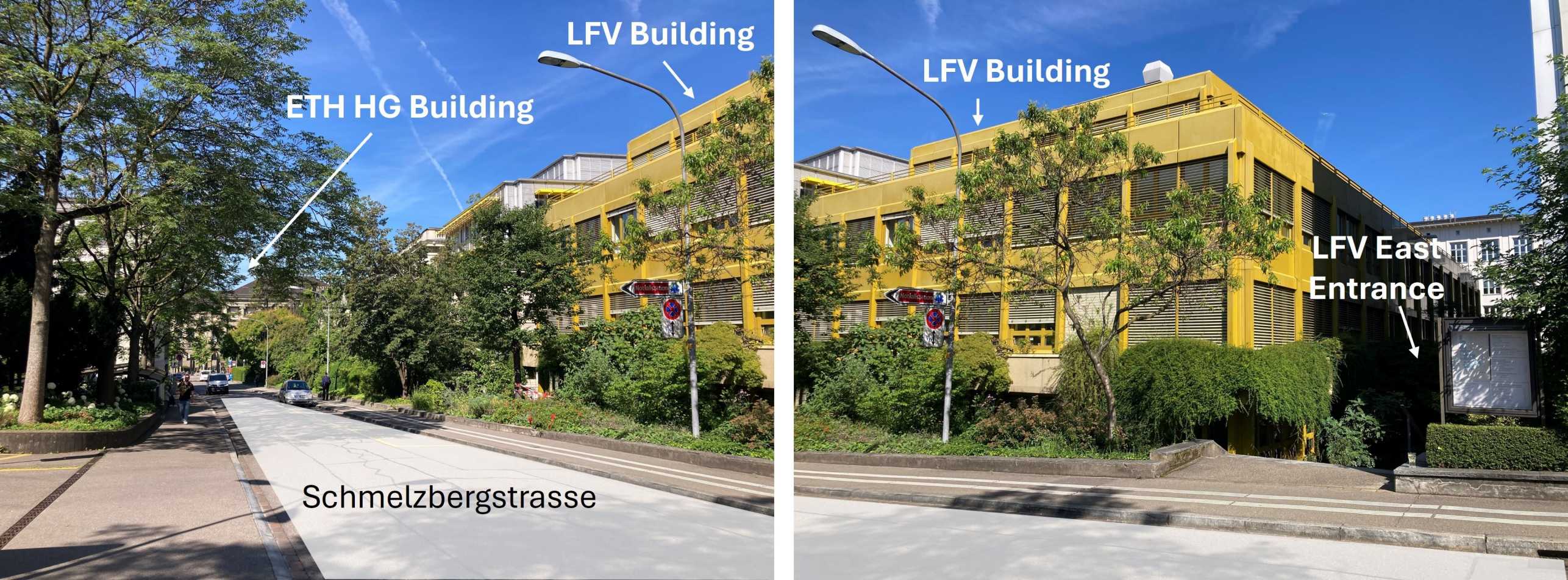 LFV Building (Yellow) - South View from Schmelzbergstrasse